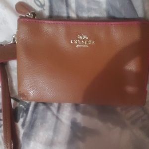 Handbag leather original coach